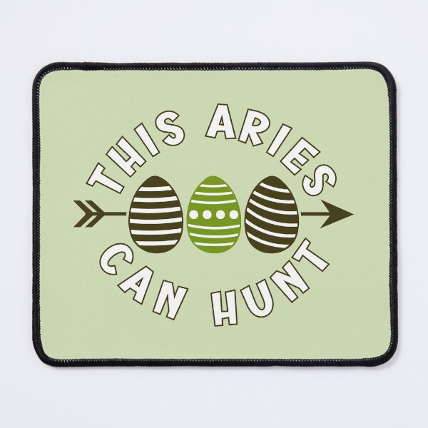 Item preview, This aries can hunt - green Easter greetings for astrology lovers designed and sold by mariya-ivanova.