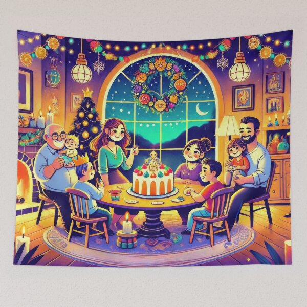 Item preview, Sharing the Roscon de Reyes designed and sold by BobArtGallery.