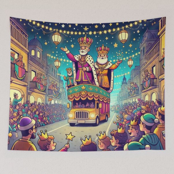 Item preview, Three Kings Parade designed and sold by BobArtGallery.