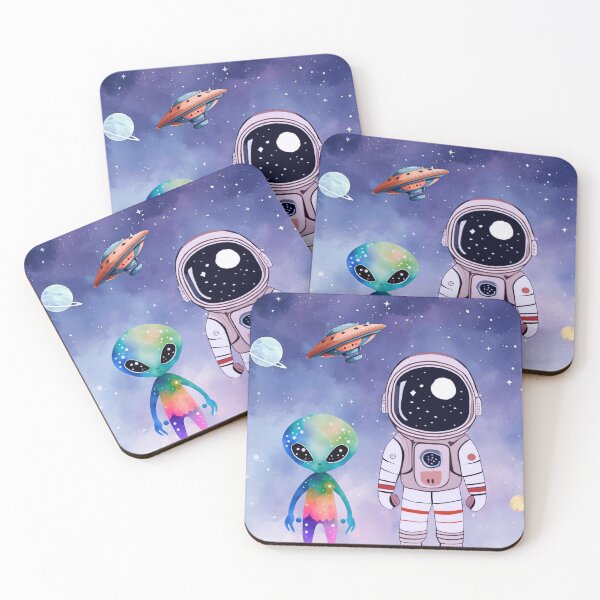 Item preview, Alien and Astronaut in Space designed and sold by Jessielee72.