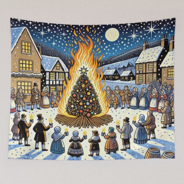 Item preview, The Burning of the Yule Tree designed and sold by BobArtGallery.