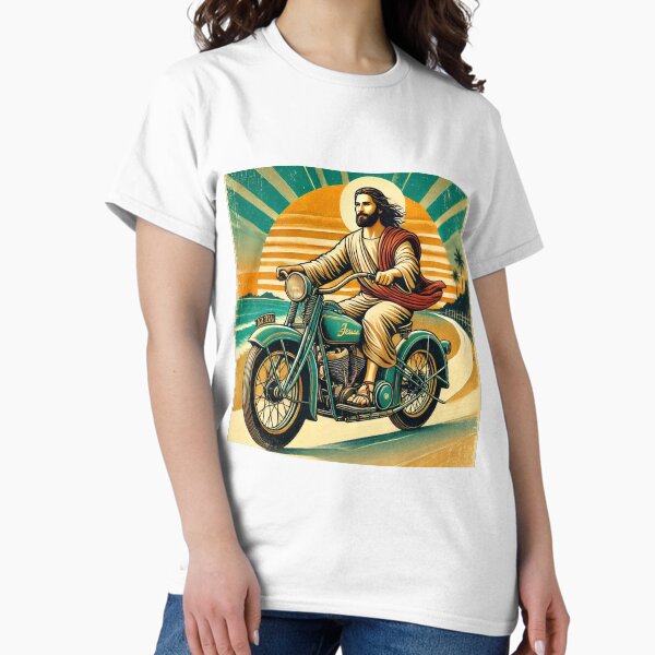 Item preview, Jesus on a Motorcycle designed and sold by MESSAYA.