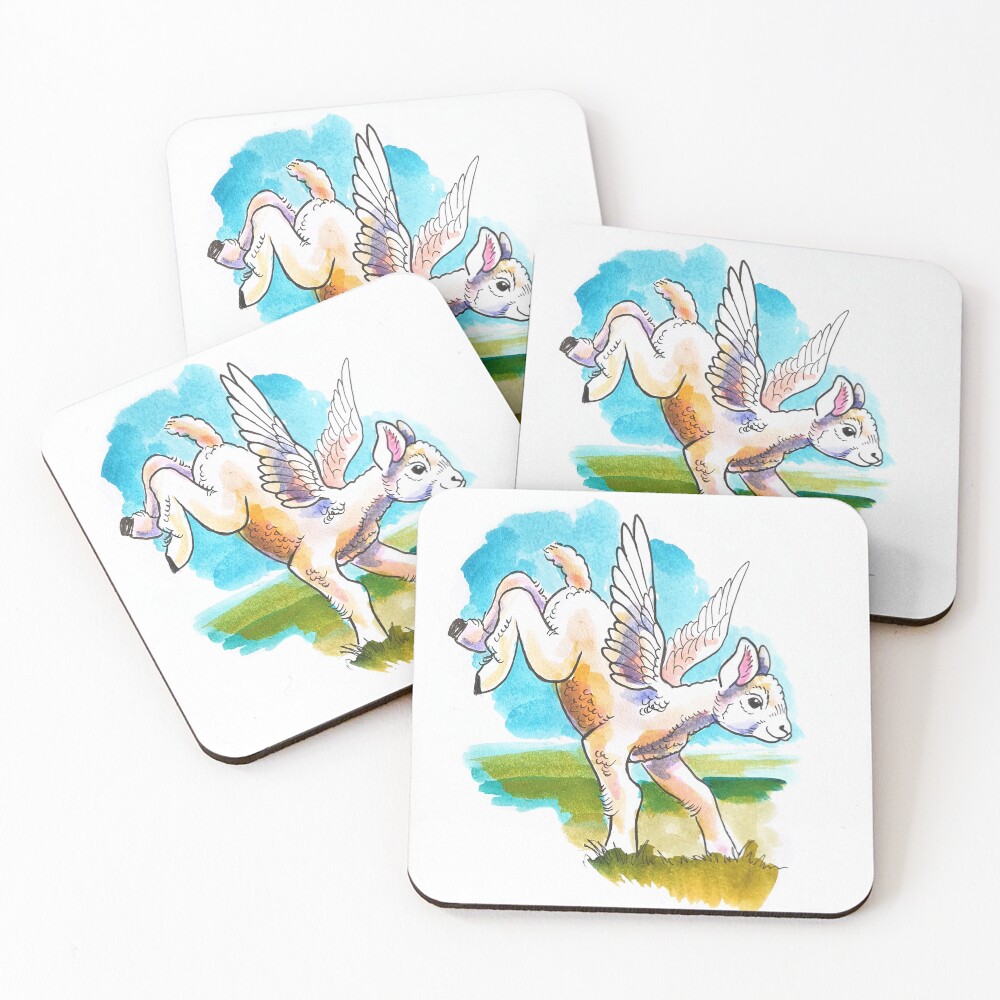Item preview, Coasters (Set of 4) designed and sold by InkySwallows.