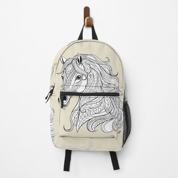 Item preview, Horse #6 Coloring Page Pattern  designed and sold by DavidColoring.