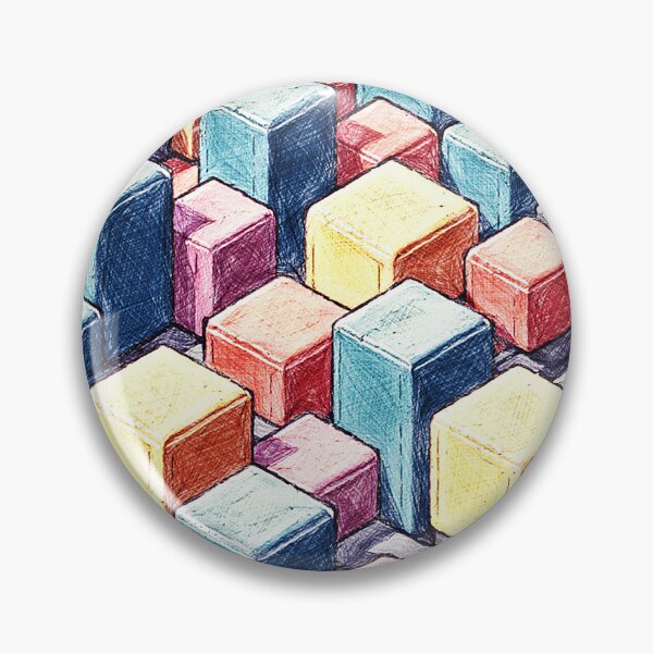 Item preview, Isometric Color Cubes designed and sold by Hen-C-Art.