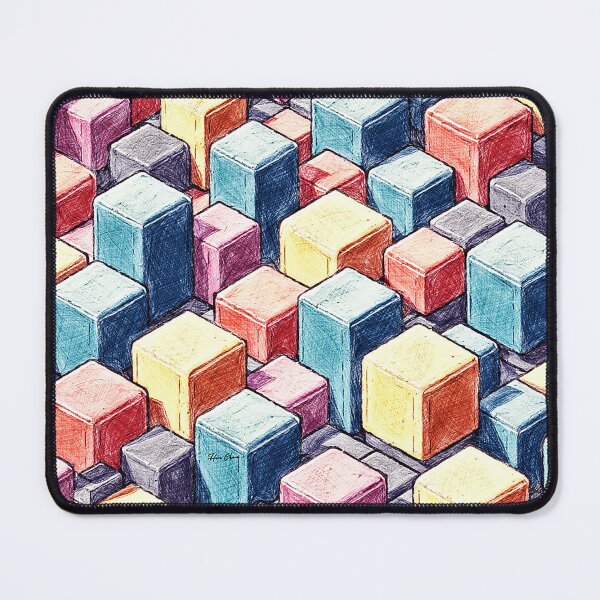 Item preview, Isometric Color Cubes designed and sold by Hen-C-Art.