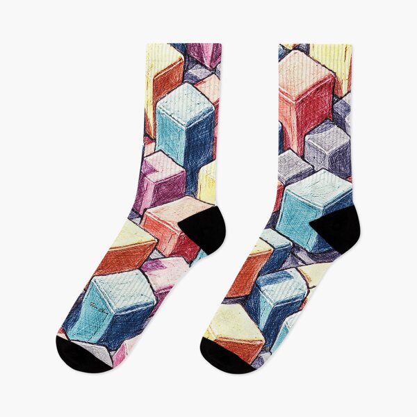 Item preview, Isometric Color Cubes designed and sold by Hen-C-Art.