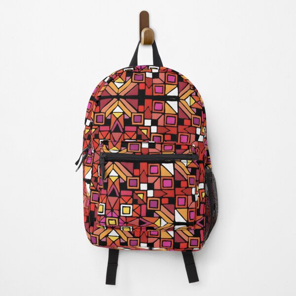 Item preview, Aztec Grid dark reds designed and sold by bekki smith.