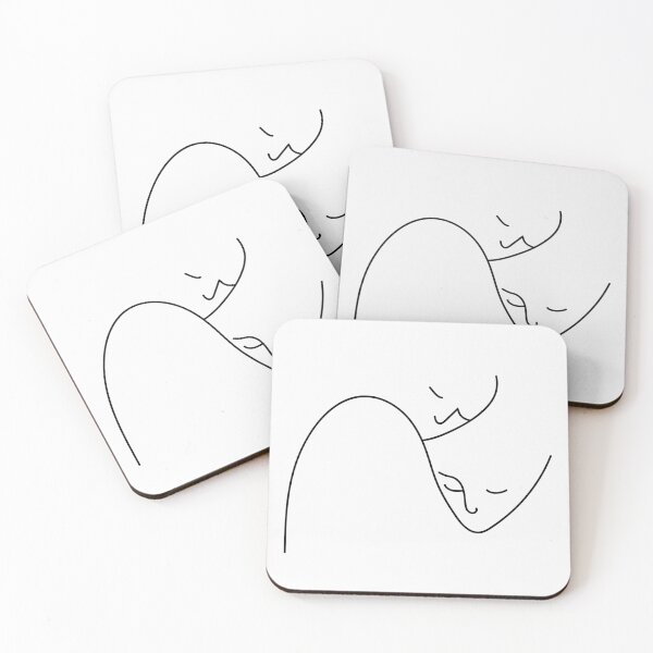 Item preview, Moment of Union: Embrace in a Foggy Landscape designed and sold by DannImages.