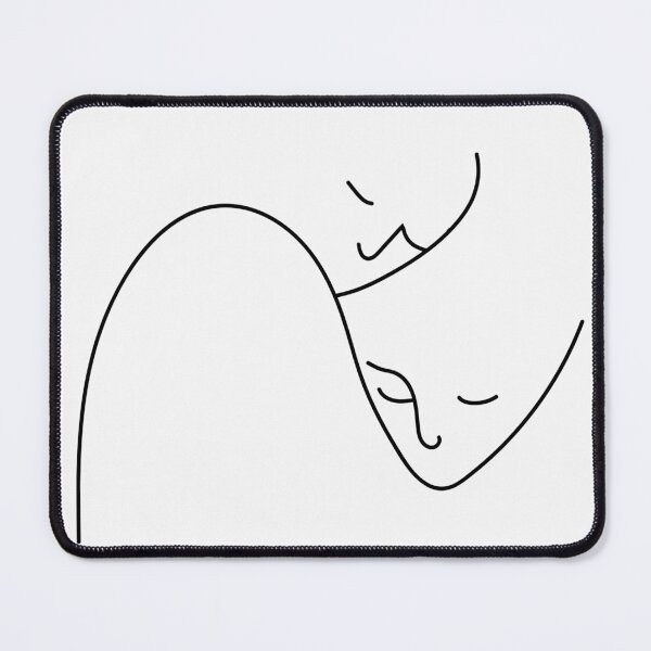 Item preview, Moment of Union: Embrace in a Foggy Landscape designed and sold by DannImages.
