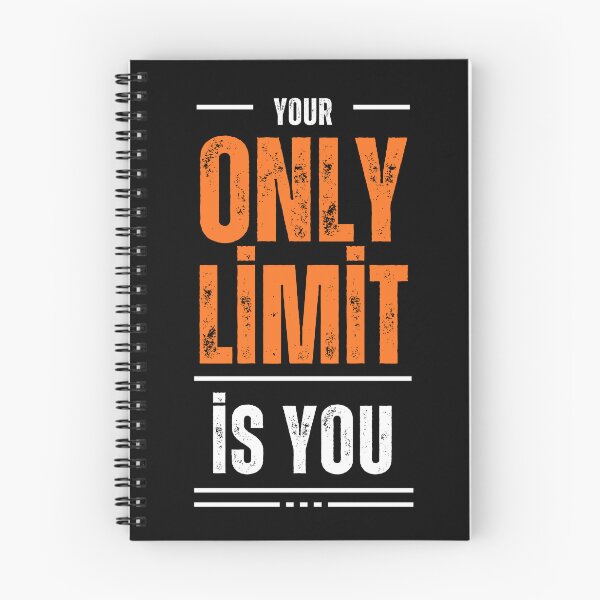 Item preview, Your Only Limit Is You - Bold Motivational Quote designed and sold by Doodle Whimsy.