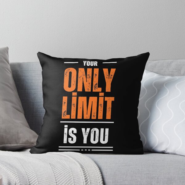 Item preview, Your Only Limit Is You - Bold Motivational Quote designed and sold by Doodle Whimsy.