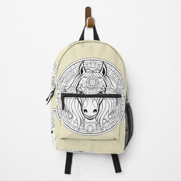 Item preview, Horse #7 Coloring Page Pattern designed and sold by DavidColoring.