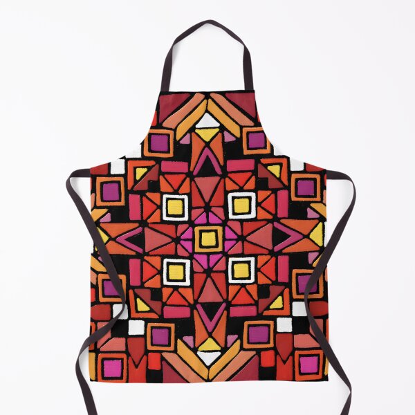 Item preview, Aztec Grid dark reds designed and sold by bekki smith.