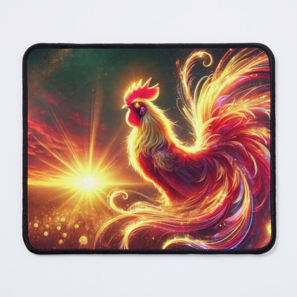Item preview, The Dawnflame Rooster - 12 Zodiac Guardians designed and sold by BobArtGallery.