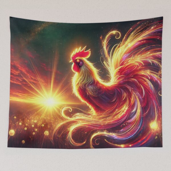 Item preview, The Dawnflame Rooster - 12 Zodiac Guardians designed and sold by BobArtGallery.