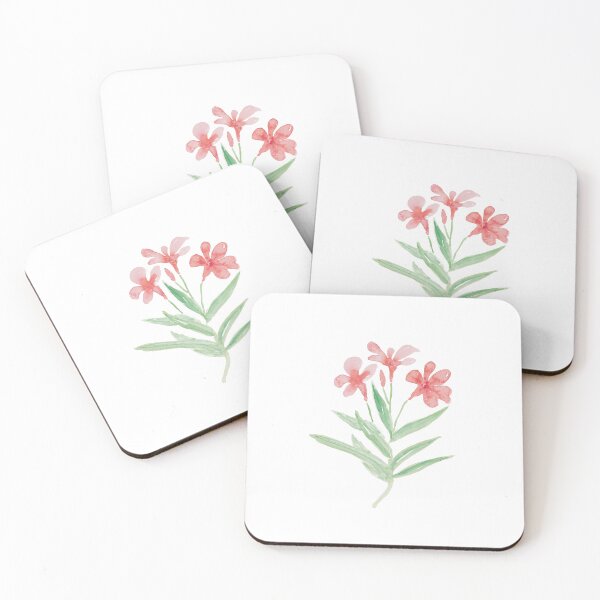 Item preview, Oleander Flower Watercolor - Delicate and Mediterranean Illustration designed and sold by SouthofFrance.