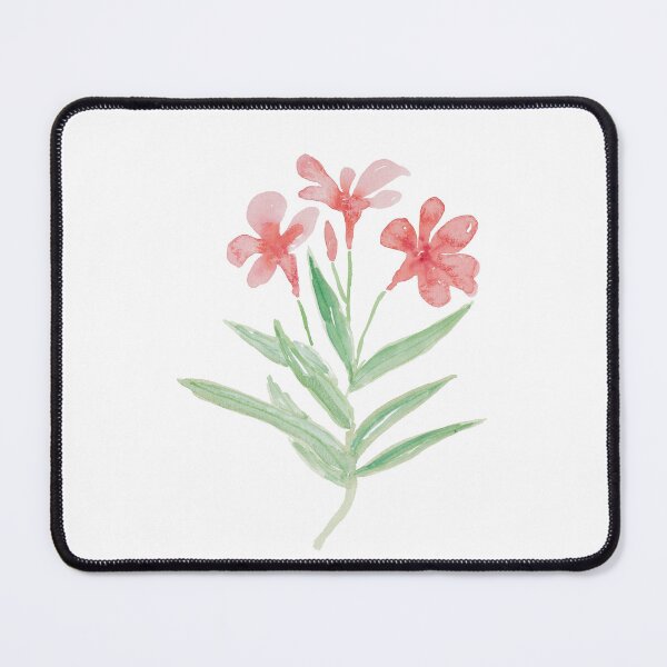 Item preview, Oleander Flower Watercolor - Delicate and Mediterranean Illustration designed and sold by SouthofFrance.