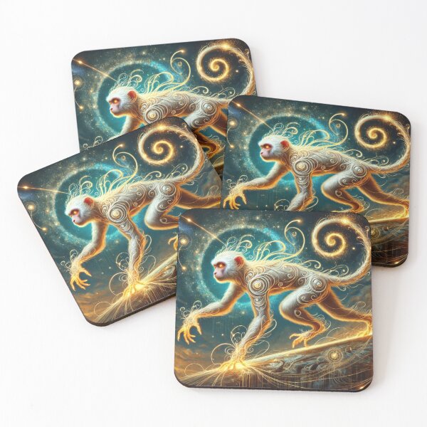 Item preview, The Cosmic Monkey - 12 Zodiac Guardians designed and sold by BobArtGallery.