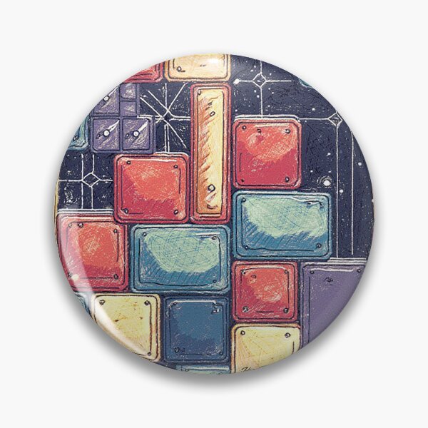 Item preview, Colorful Galaxy Grid designed and sold by Hen-C-Art.