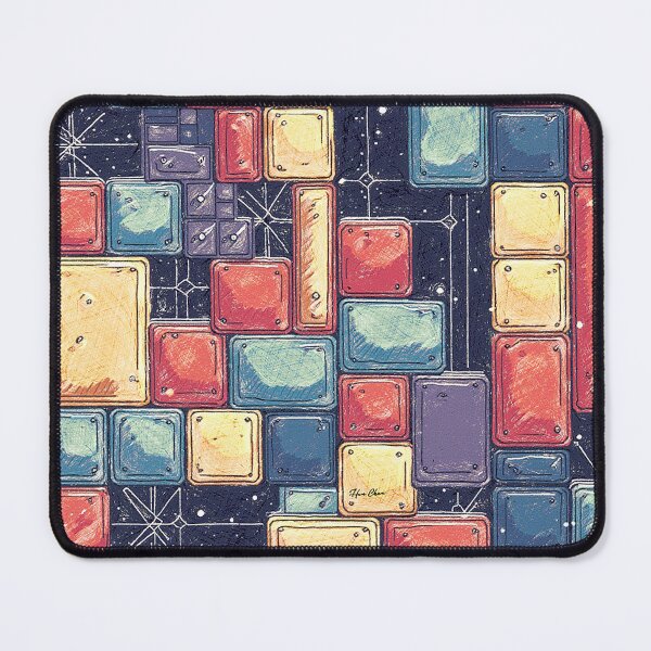 Item preview, Colorful Galaxy Grid designed and sold by Hen-C-Art.