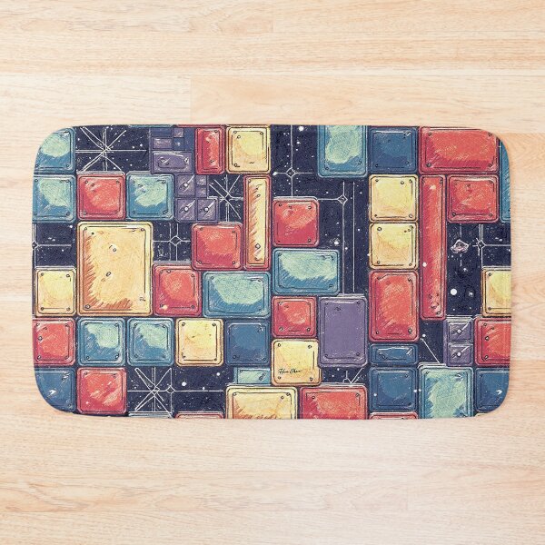 Item preview, Colorful Galaxy Grid designed and sold by Hen-C-Art.