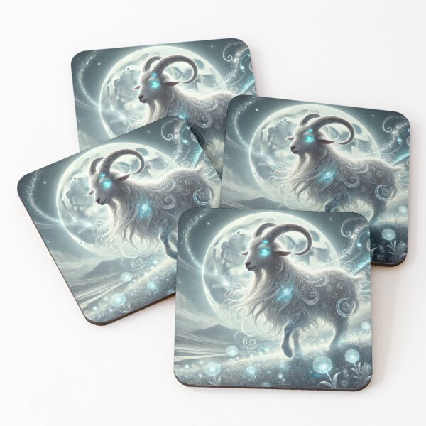 Item preview, The Serene Goat - 12 Zodiac Guardians designed and sold by BobArtGallery.