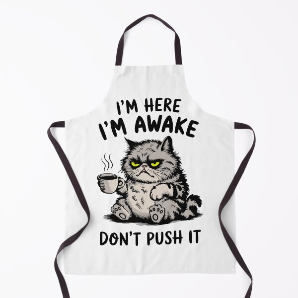 Item preview, I'm Here I'm Awake. Don't Push It. designed and sold by Angry Swan Designs.