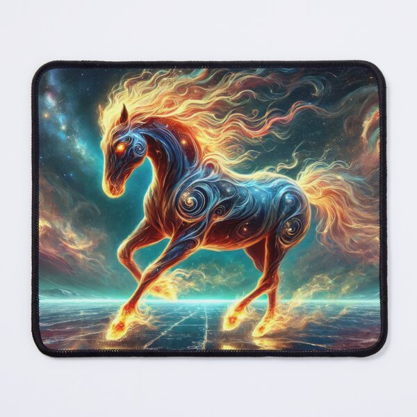 Item preview, The Celestial Flame Steed - 12 Zodiac Guardians designed and sold by BobArtGallery.
