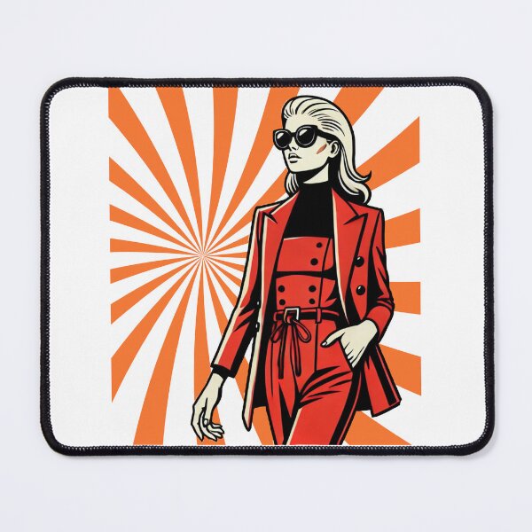 Item preview, Retro Fashion Model - Bold Pop Art Chic Illustration designed and sold by Design by Anthony .