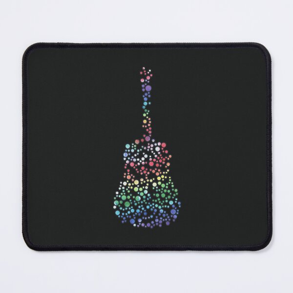 Item preview, Retro Groove Tie-Dye Guitar Art designed and sold by Zakrytos ★★★★★.