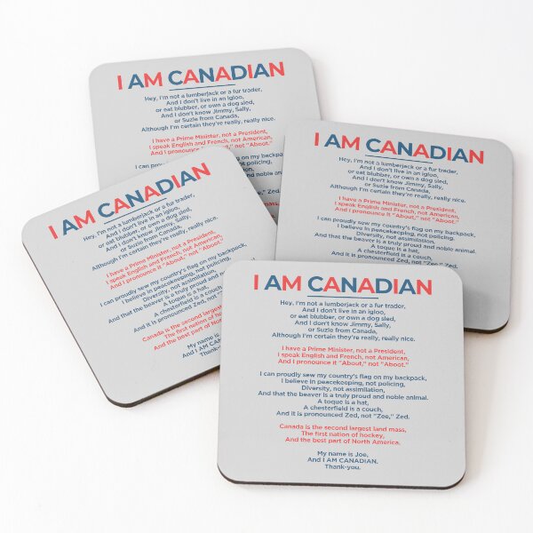 Item preview, I Am Canadian  designed and sold by HowToCanadian.