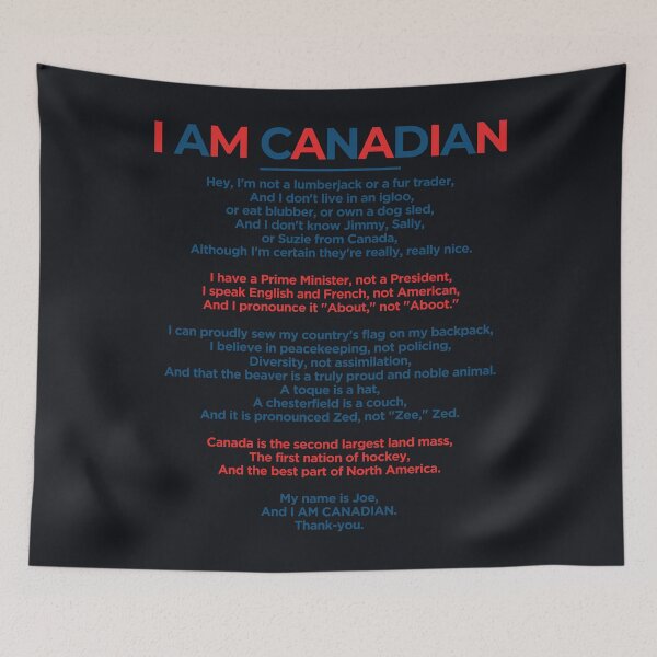 Item preview, I Am Canadian  designed and sold by HowToCanadian.