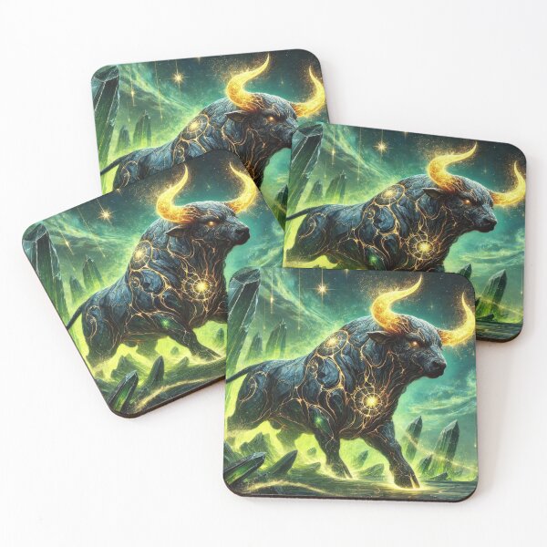 Item preview, The Emerald Cow - 12 Zodiac Guardians designed and sold by BobArtGallery.