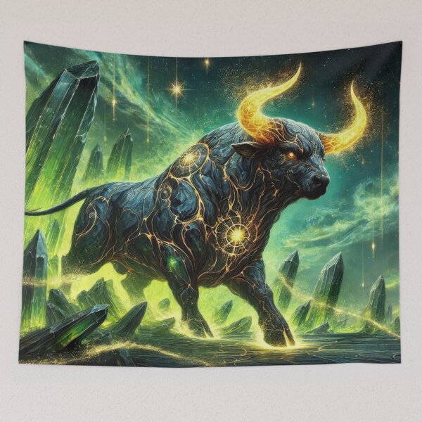 Item preview, The Emerald Cow - 12 Zodiac Guardians designed and sold by BobArtGallery.