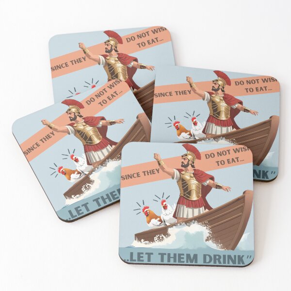 Item preview, Funny quote roman consul chicken sea designed and sold by Toga & Tonic.