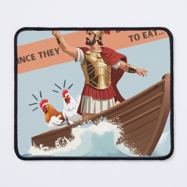 Item preview, Funny quote roman consul chicken sea designed and sold by Toga & Tonic.