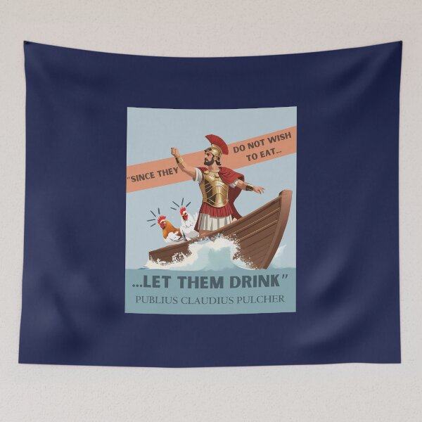 Item preview, Funny quote roman consul chicken sea designed and sold by Toga & Tonic.