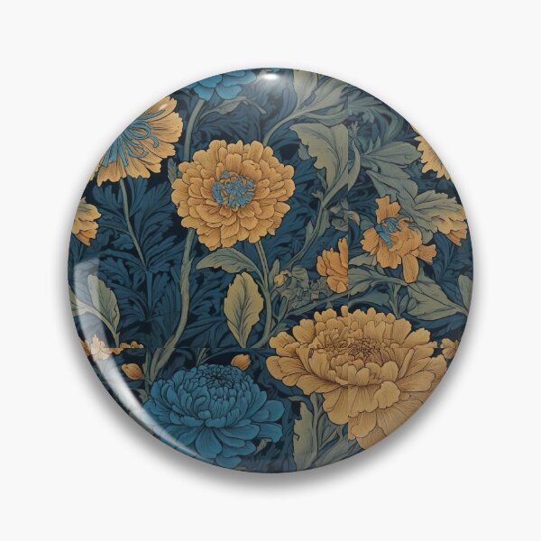 Item preview, Marigold In  William Morris Style designed and sold by Tamas Das.