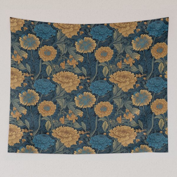 Artikelvorschau, Ringelblume im William Morris-Stil entworfen und verkauft von Tamas Das.