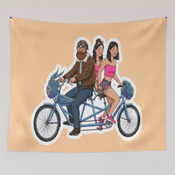 Item preview, Tandem Bicycle designed and sold by StickersRyous.