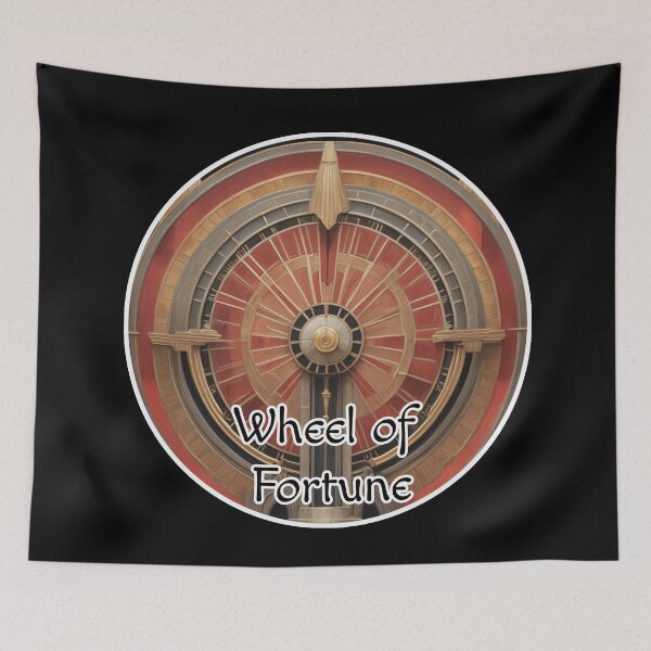 Item preview, Major Arcana Tarot Cards - Art Deco Wheel of Fortune designed and sold by Pixel Waite.