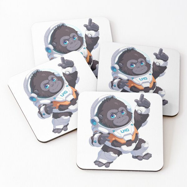 Item preview, Cute Space Gorilla designed and sold by bapupa.