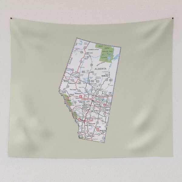 Item preview, Alberta Roadmap designed and sold by Havocgirl.