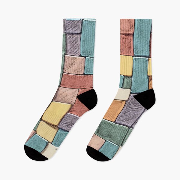 Item preview, Pastel Block Mosaic designed and sold by Hen-C-Art.