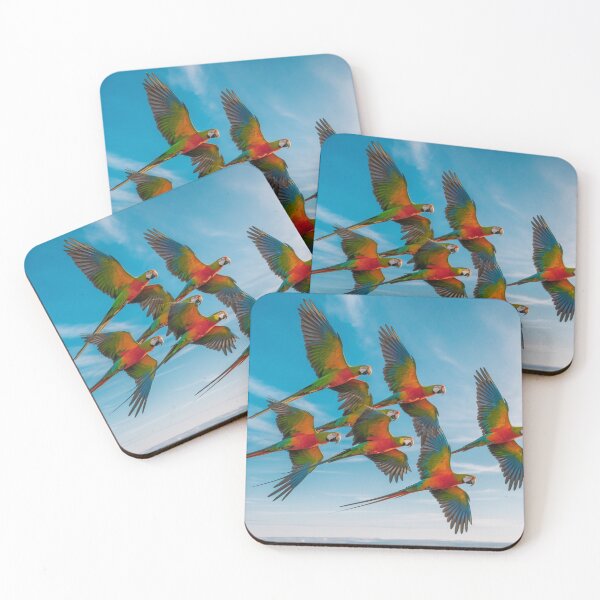 Item preview, Papageien im Flug designed and sold by Collection de trésors .