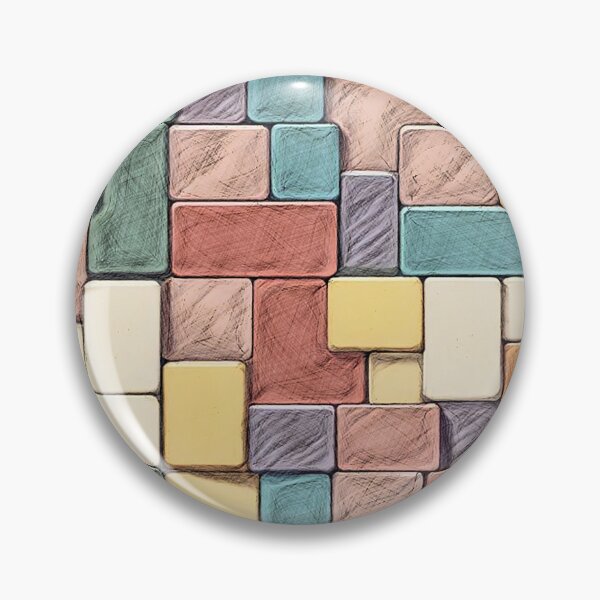 Item preview, Pastel Block Mosaic designed and sold by Hen-C-Art.