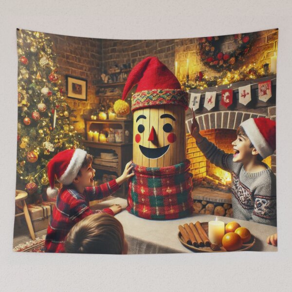 Item preview, Tió de Nadal's Festive Joy designed and sold by BobArtGallery.