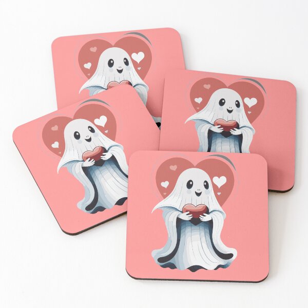 Item preview, Cute Ghost for Valentine’s Day designed and sold by After De Moment.
