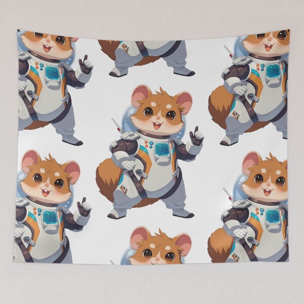 Item preview, Cute Space Hamster designed and sold by bapupa.